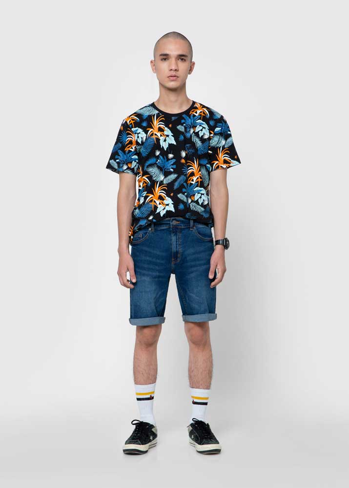 Short Pants Denim Med Blue Ss20