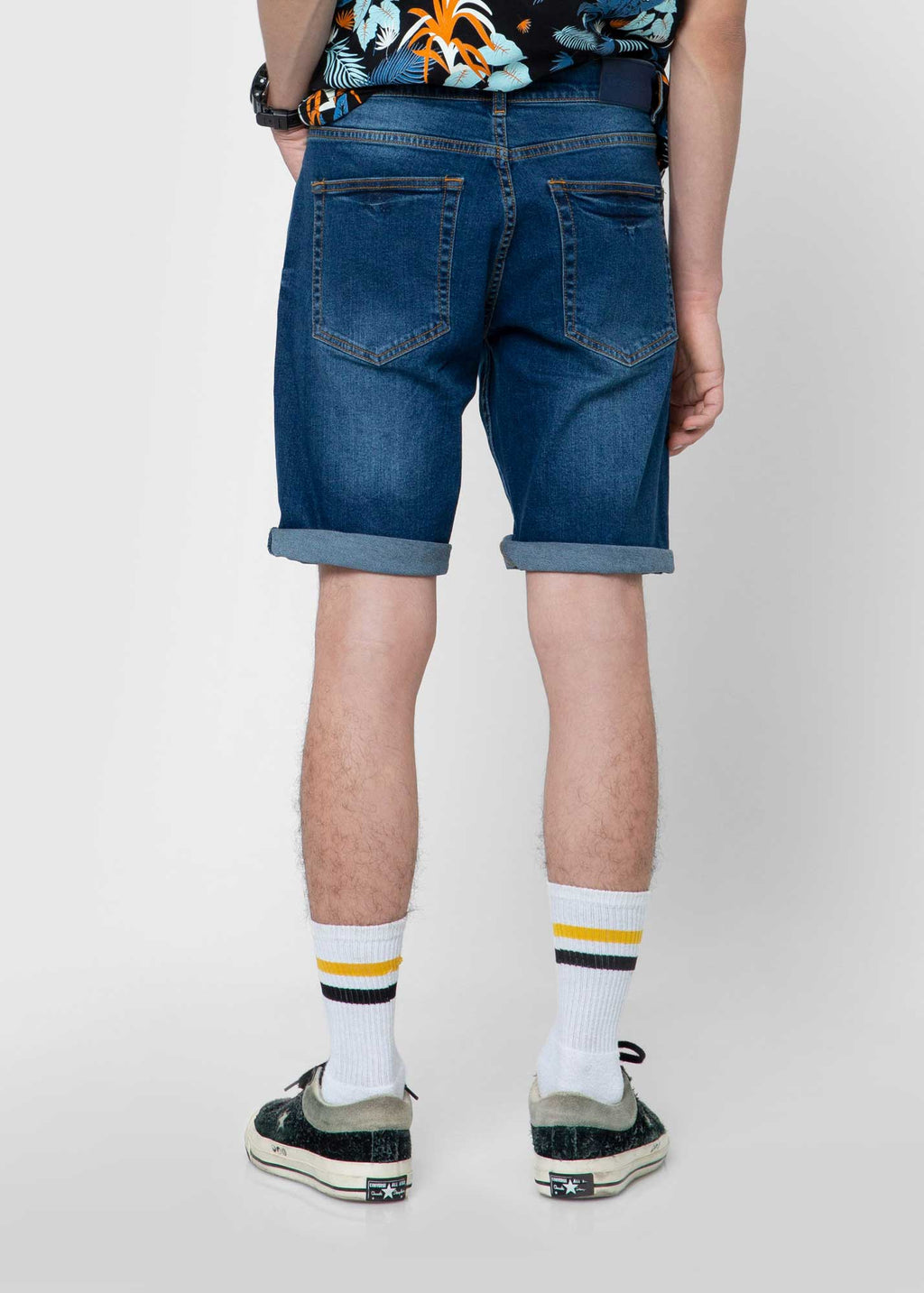 Short Pants Denim Med Blue Ss20