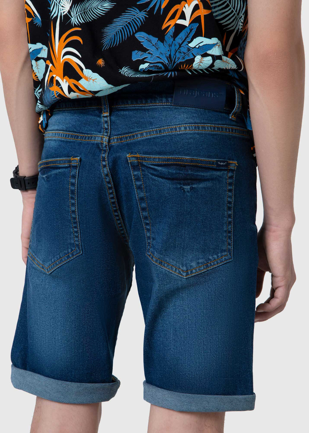 Short Pants Denim Med Blue Ss20
