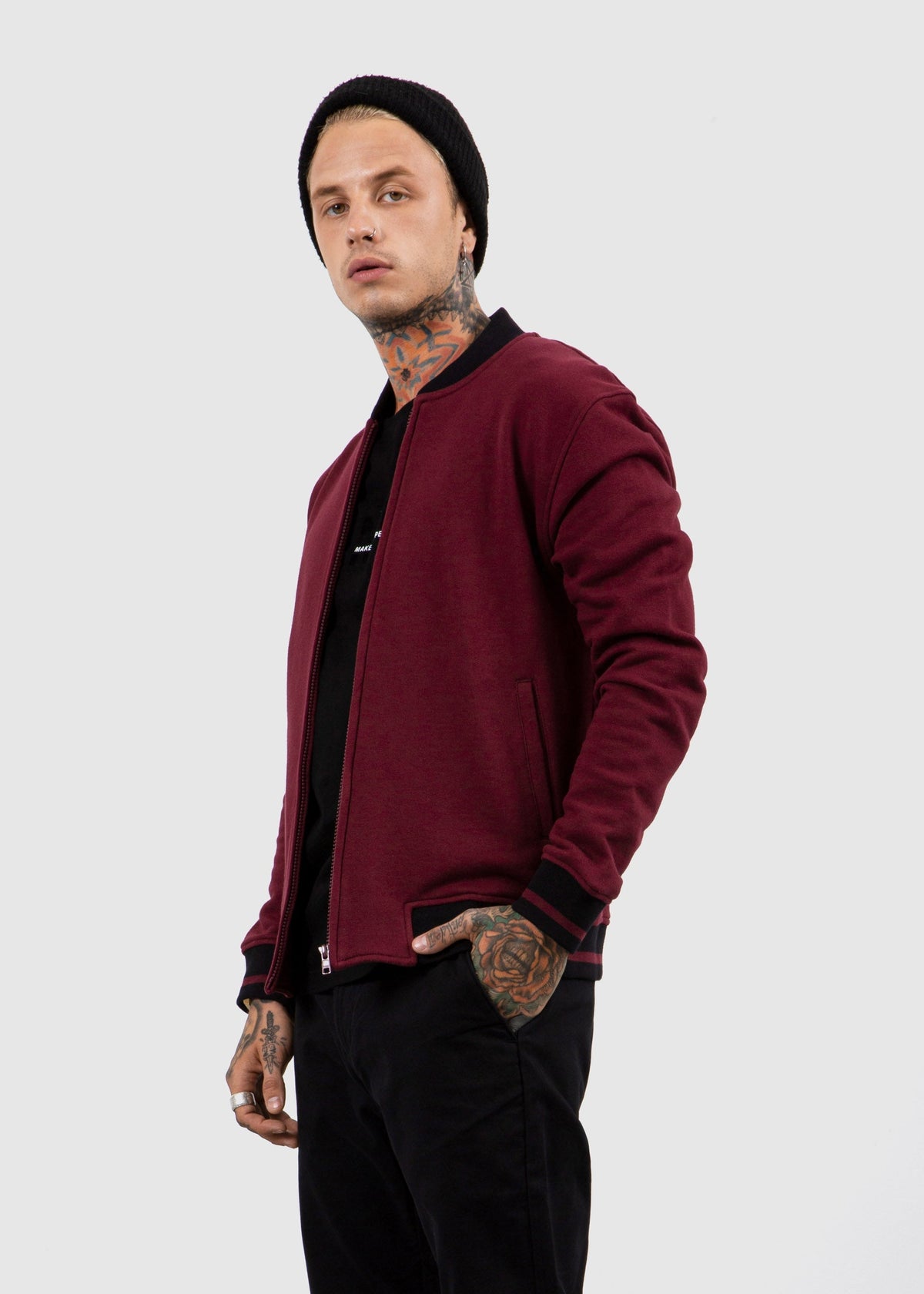Jacket Maroon Fw