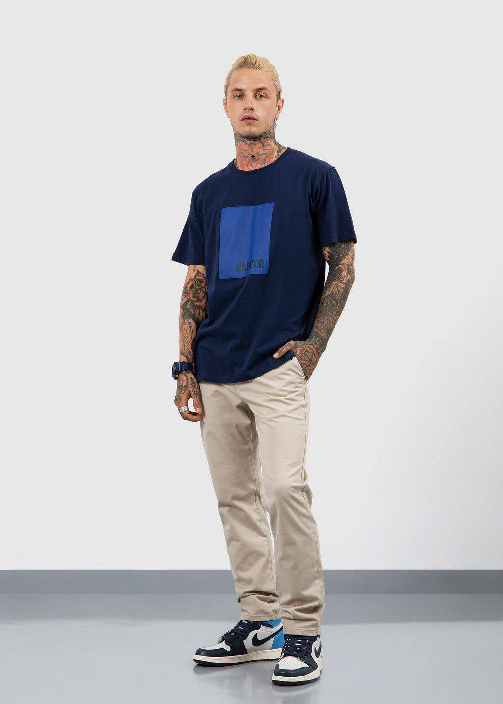 Tshirt S/S 4 Navy Fw