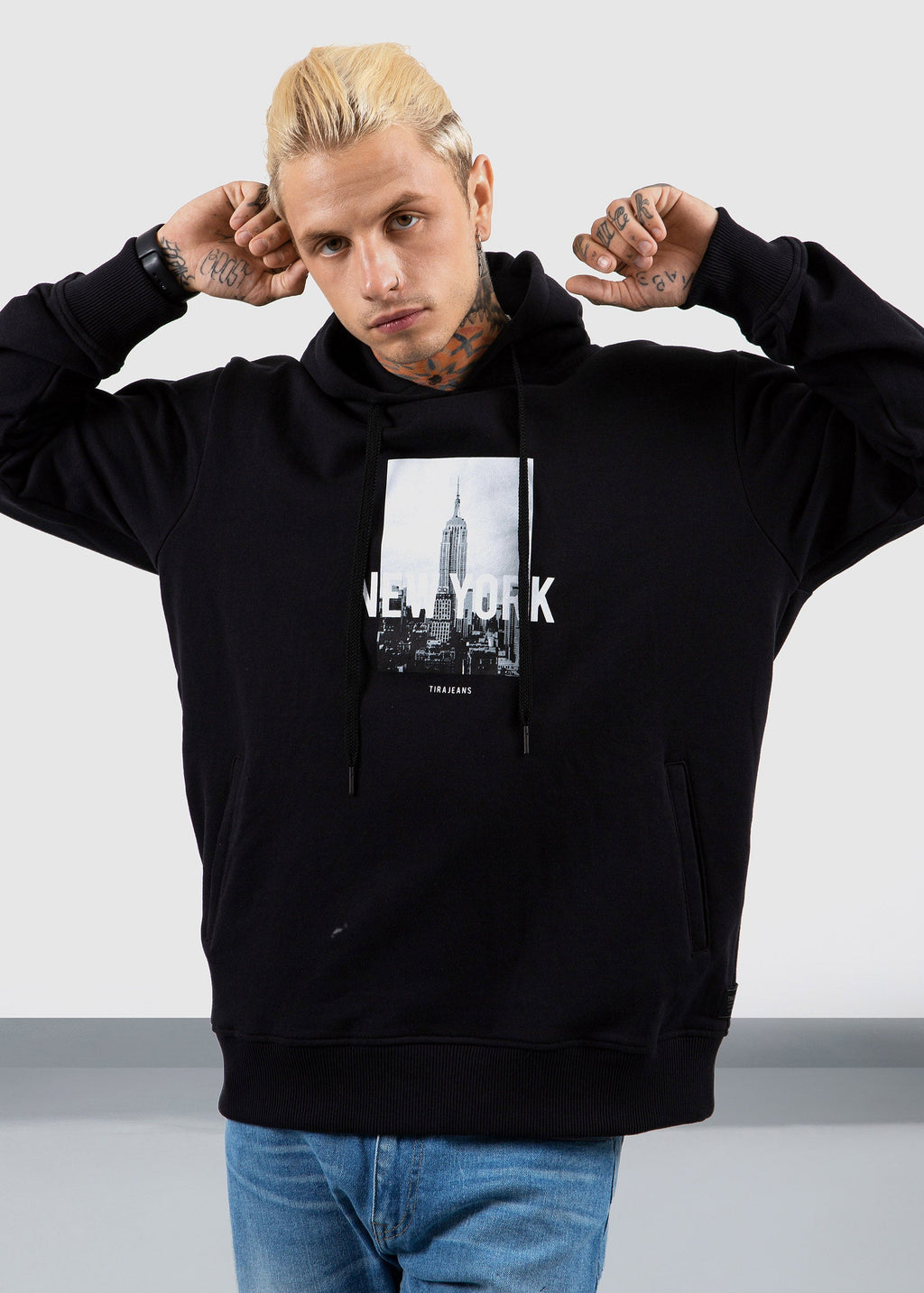 Jacket Hoodie Black Fw