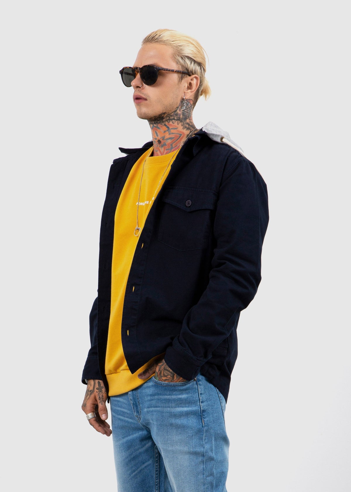 Shirt Jacket Navy Fw