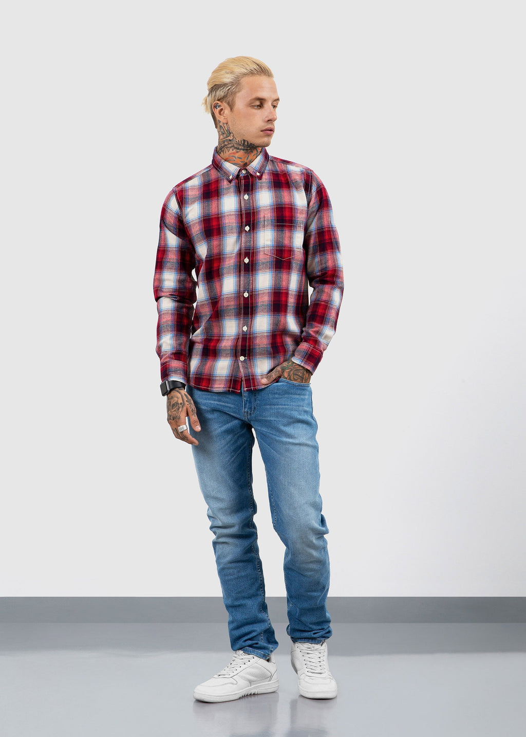 Shirt S/S Red Fw