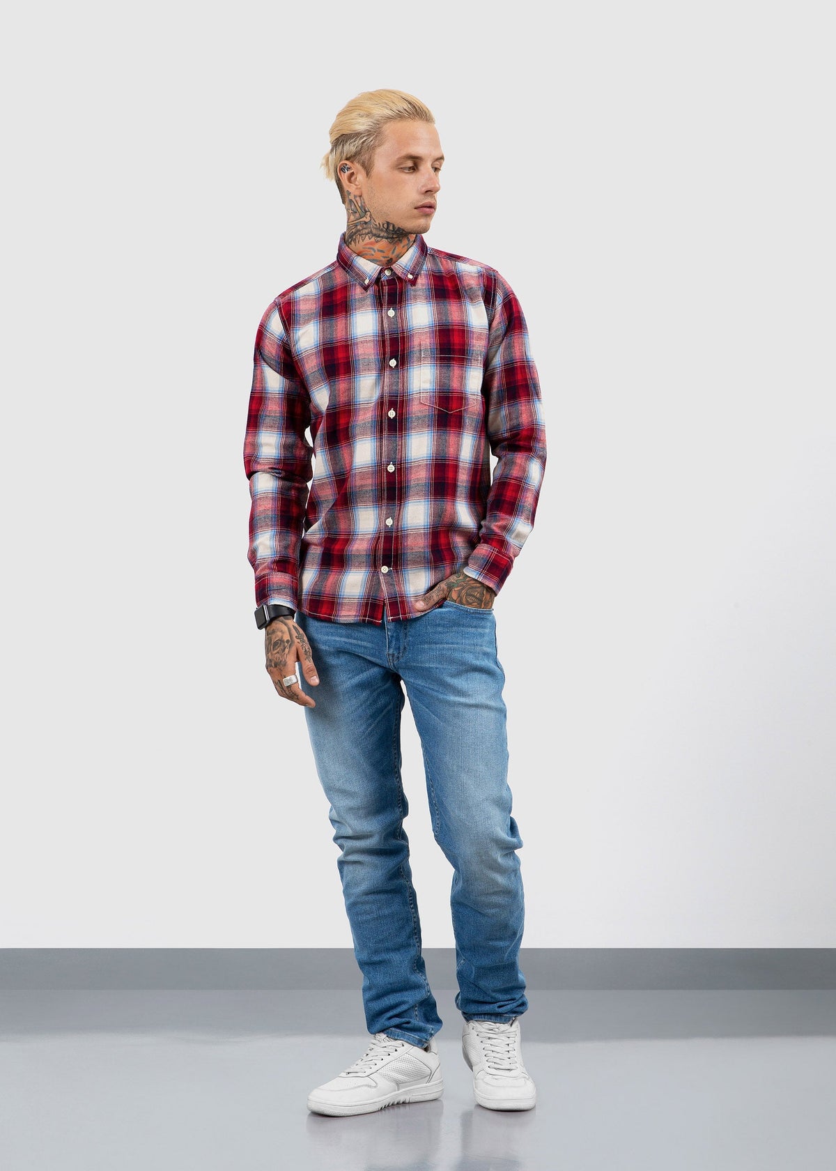 Shirt S/S Red Fw