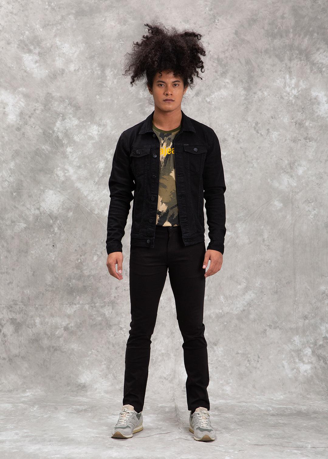Jacket Denim Black Ss20