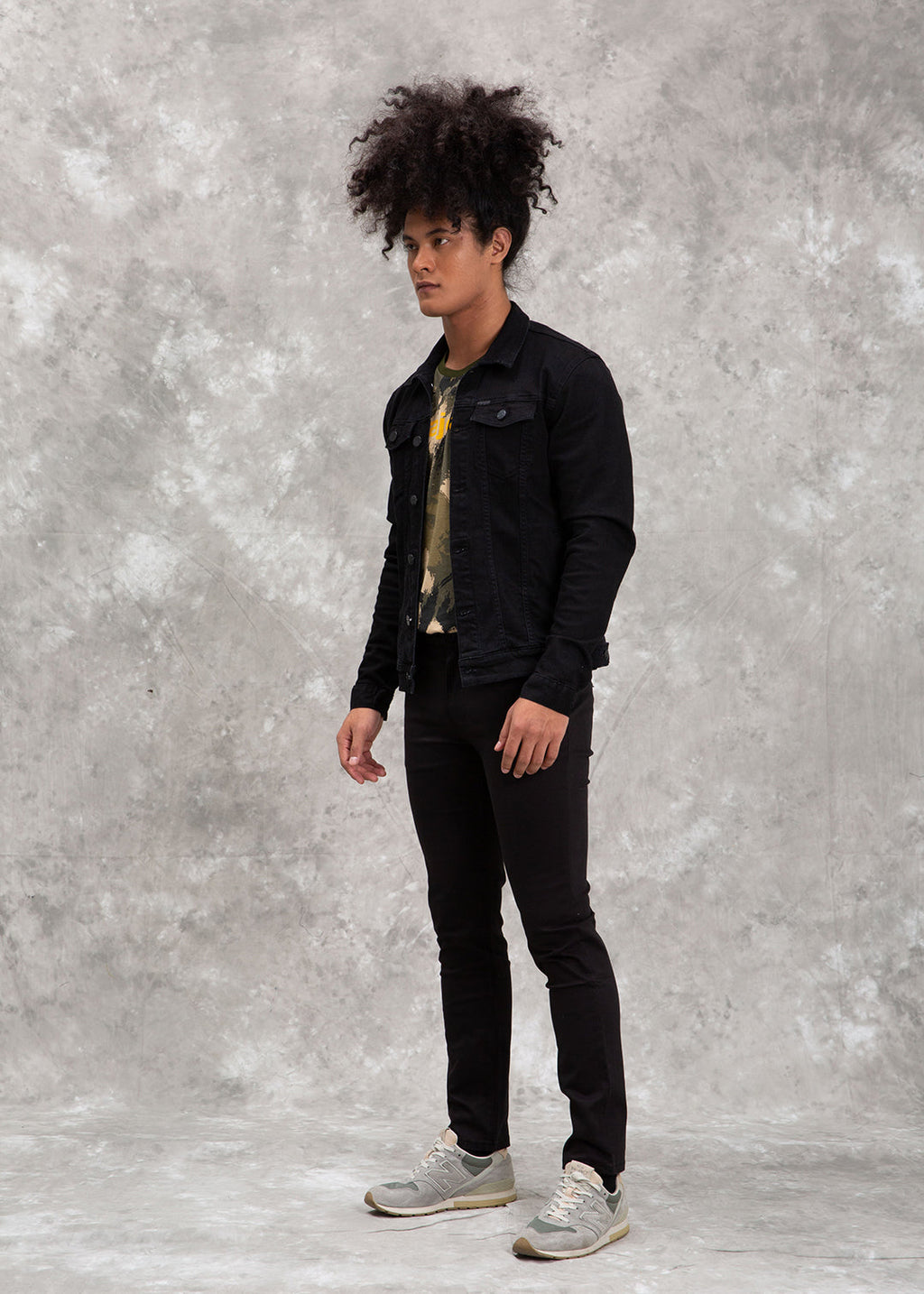 Jacket Denim Black Ss20