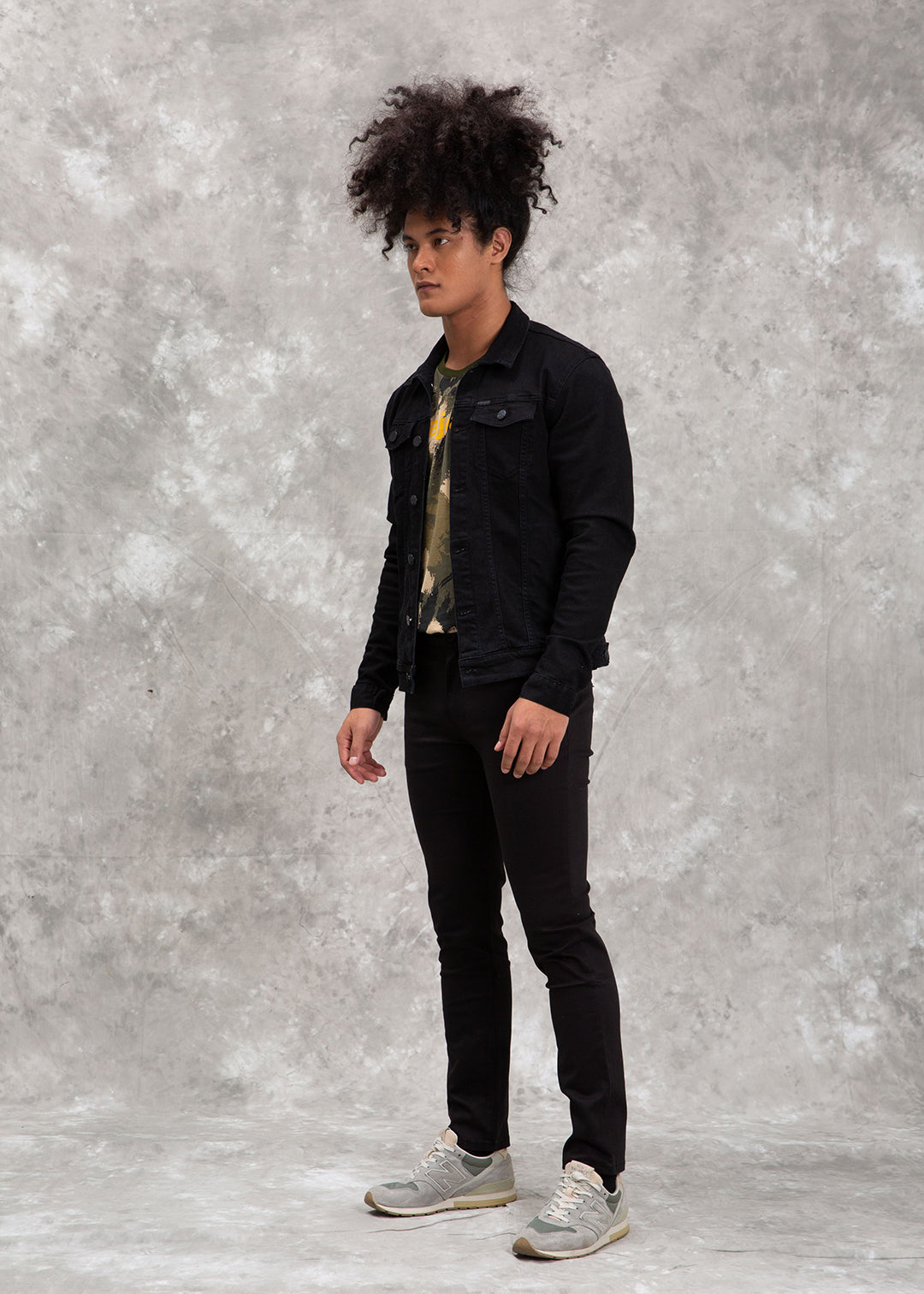 Jacket Denim Black Ss20