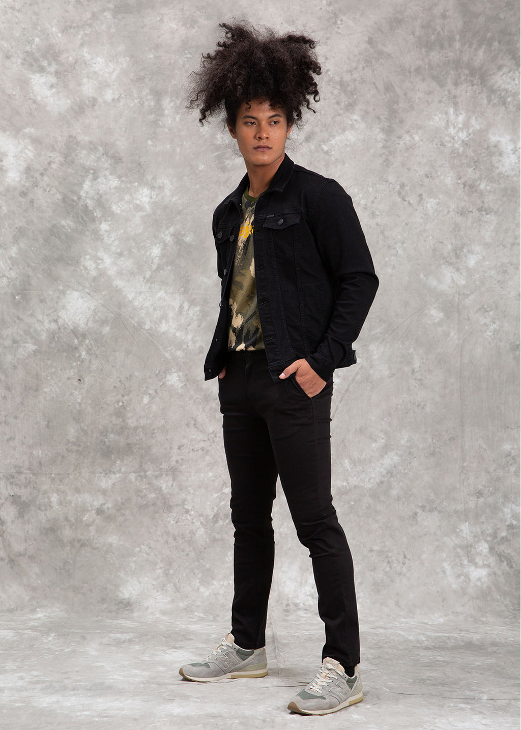 Jacket Denim Black Ss20