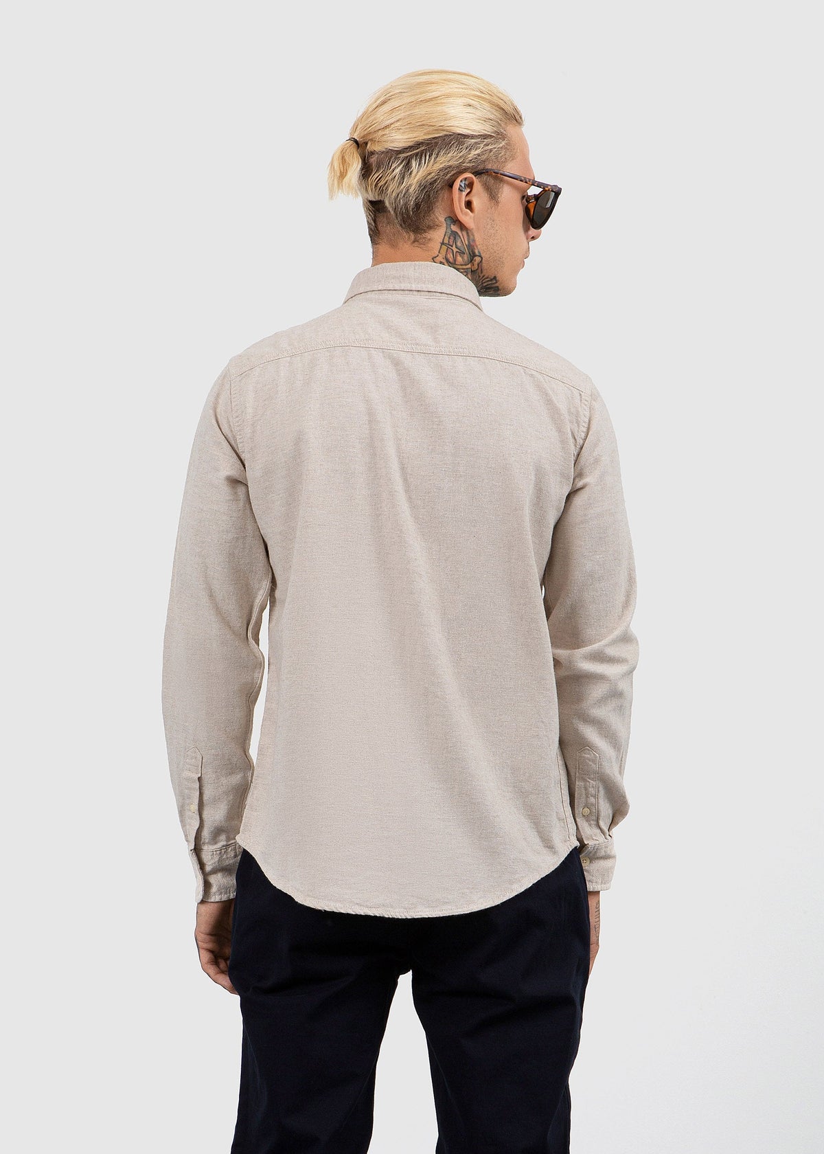 Shirt L/S Light Khaki Fw