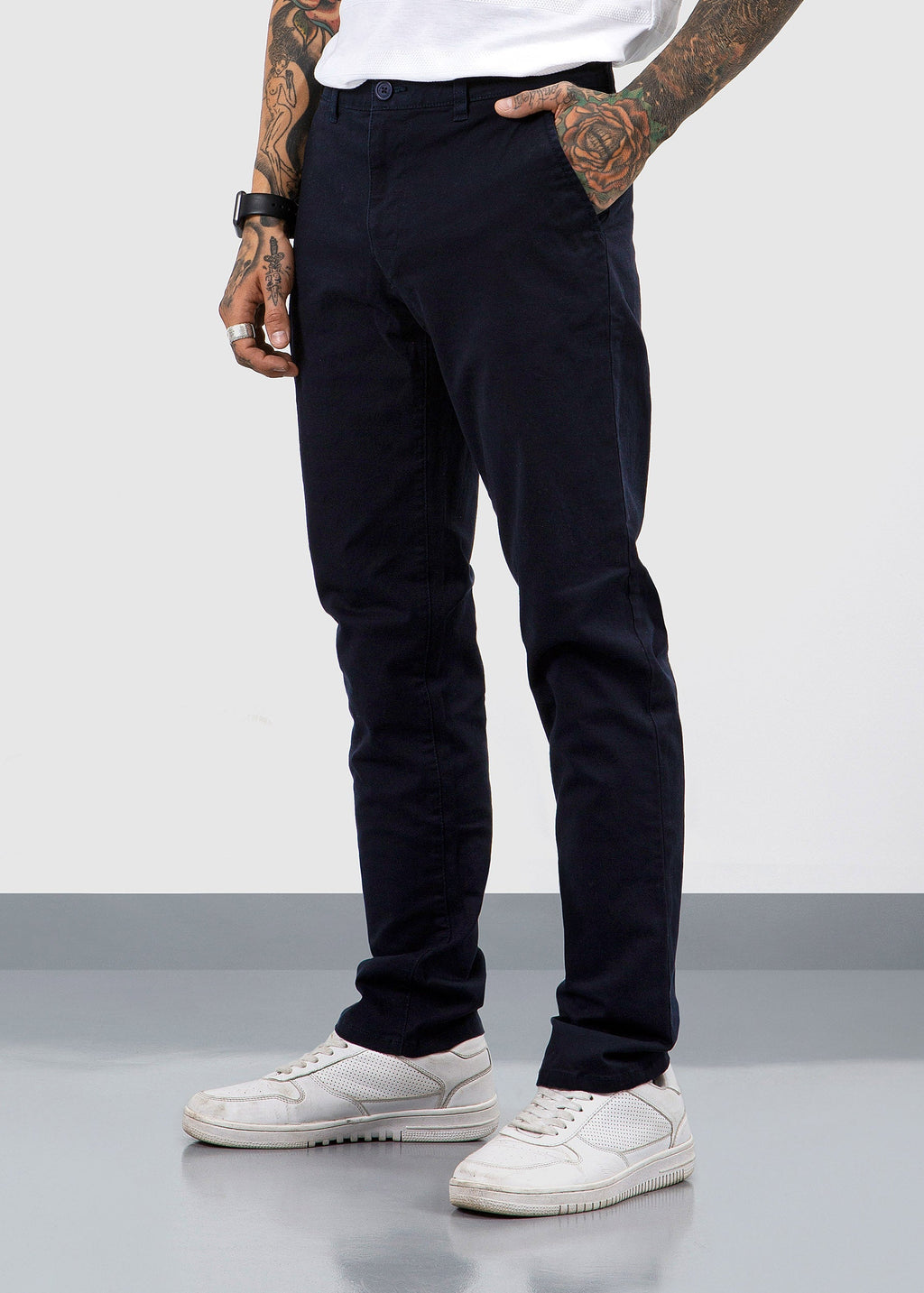 Chino Pants Fit 220 Navy Fw