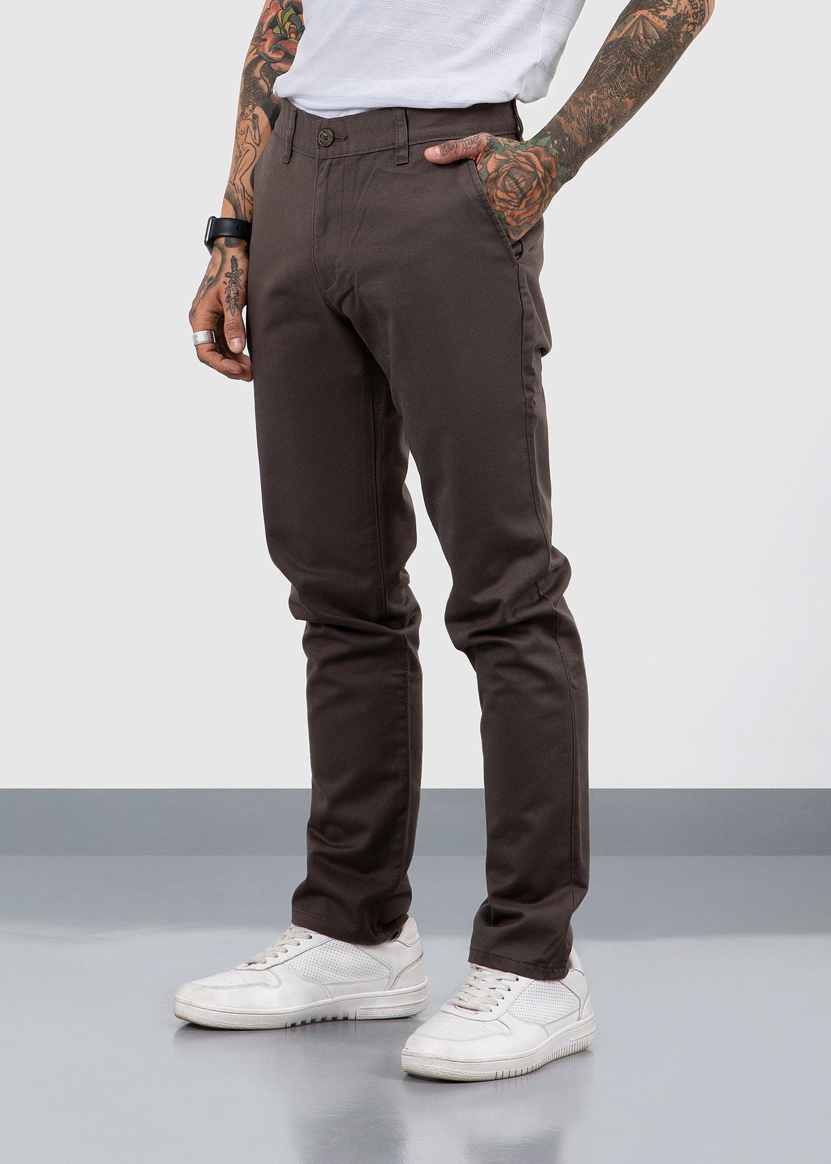 Chino Pants Fit 220 Dark Grey Fw