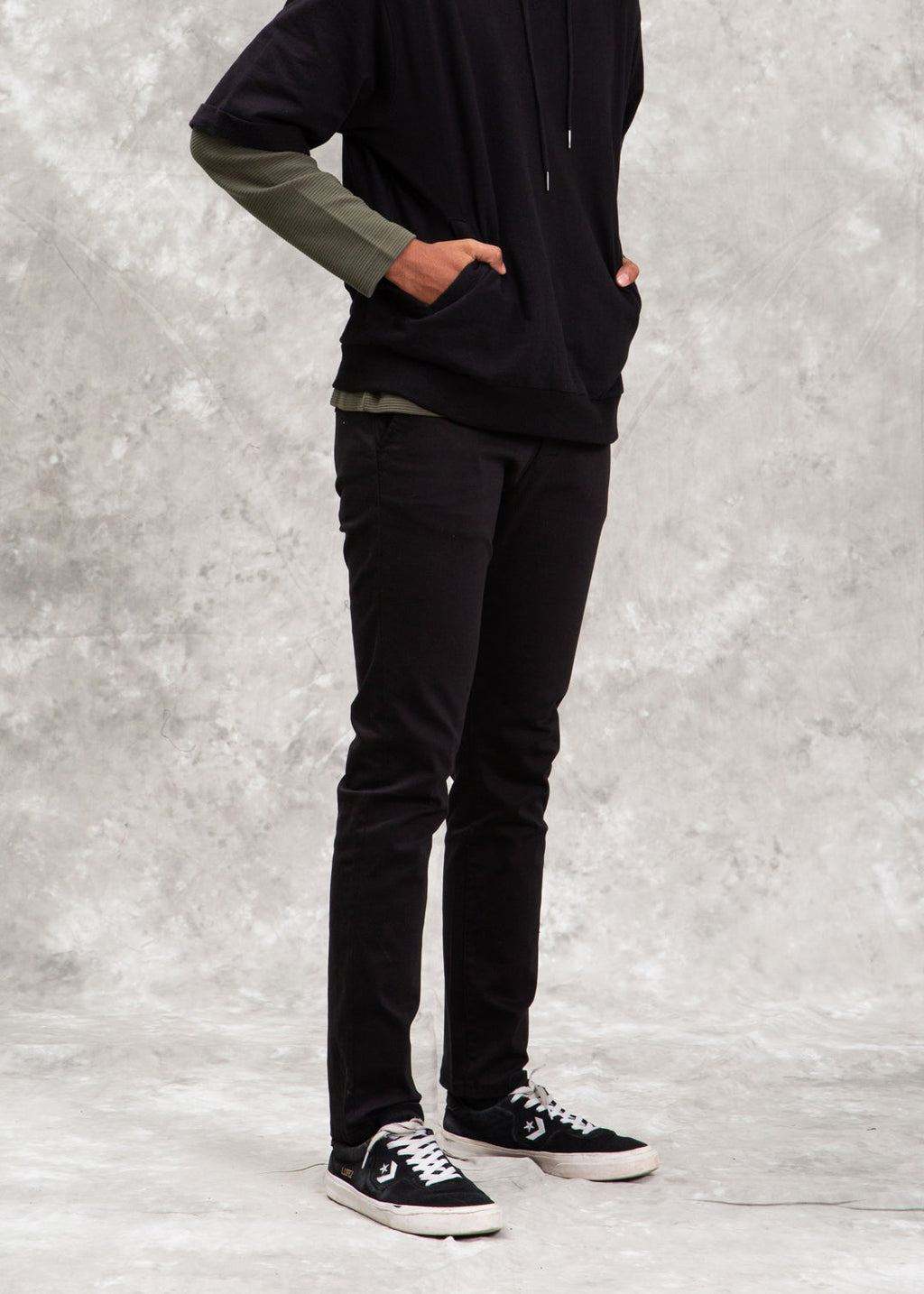 Chino Pants Fit 220 Black Ss20
