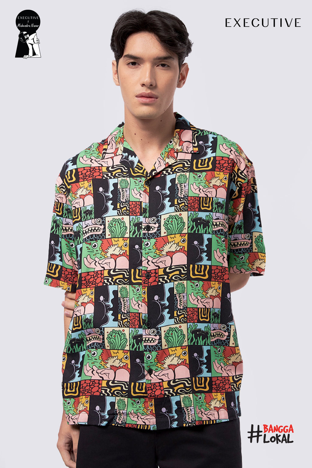Executive x Mahendra Nazar Graphic Shirt Red