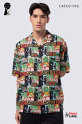 Executive x Mahendra Nazar Graphic Shirt Red