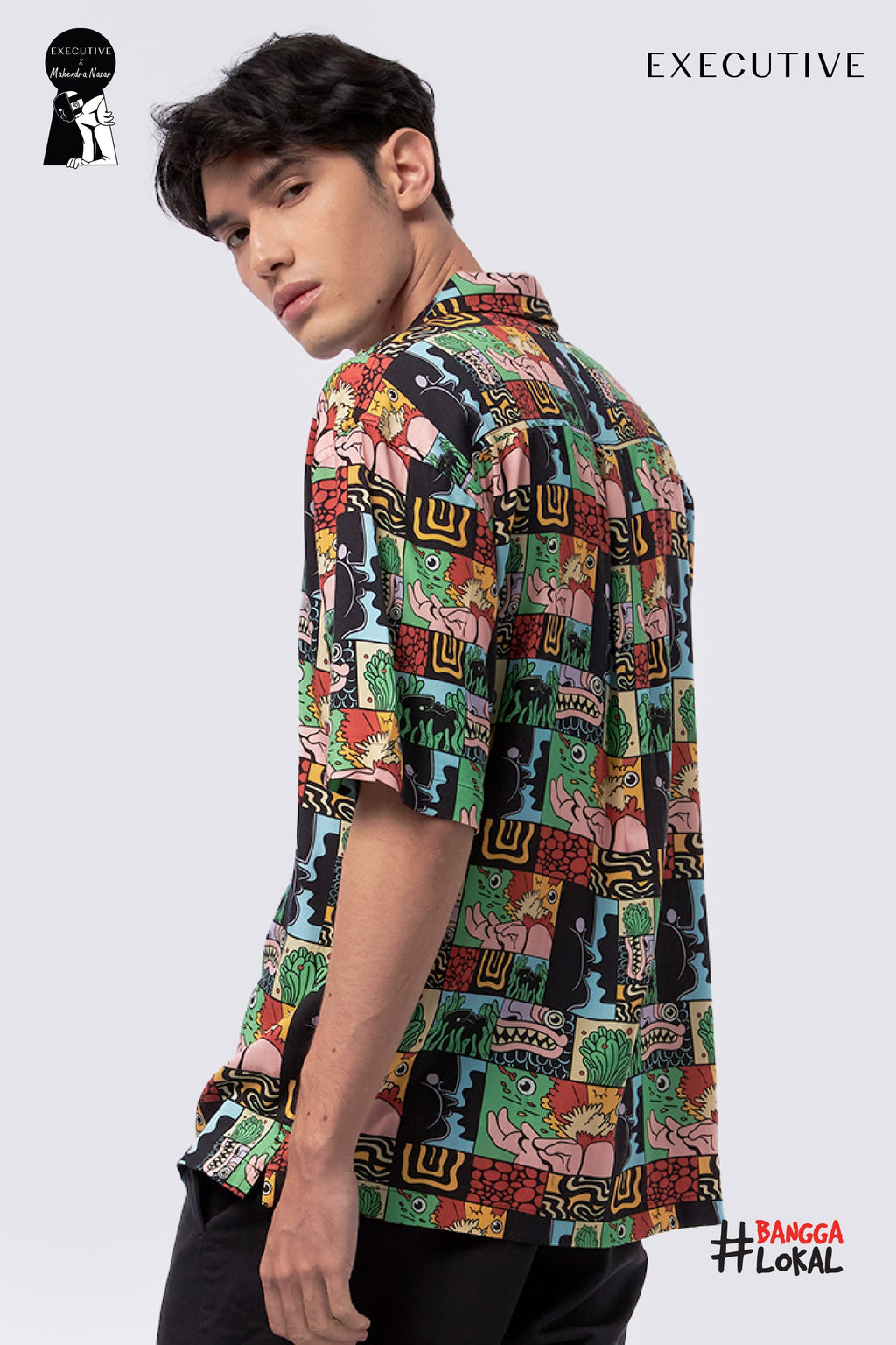 Executive x Mahendra Nazar Graphic Shirt Red