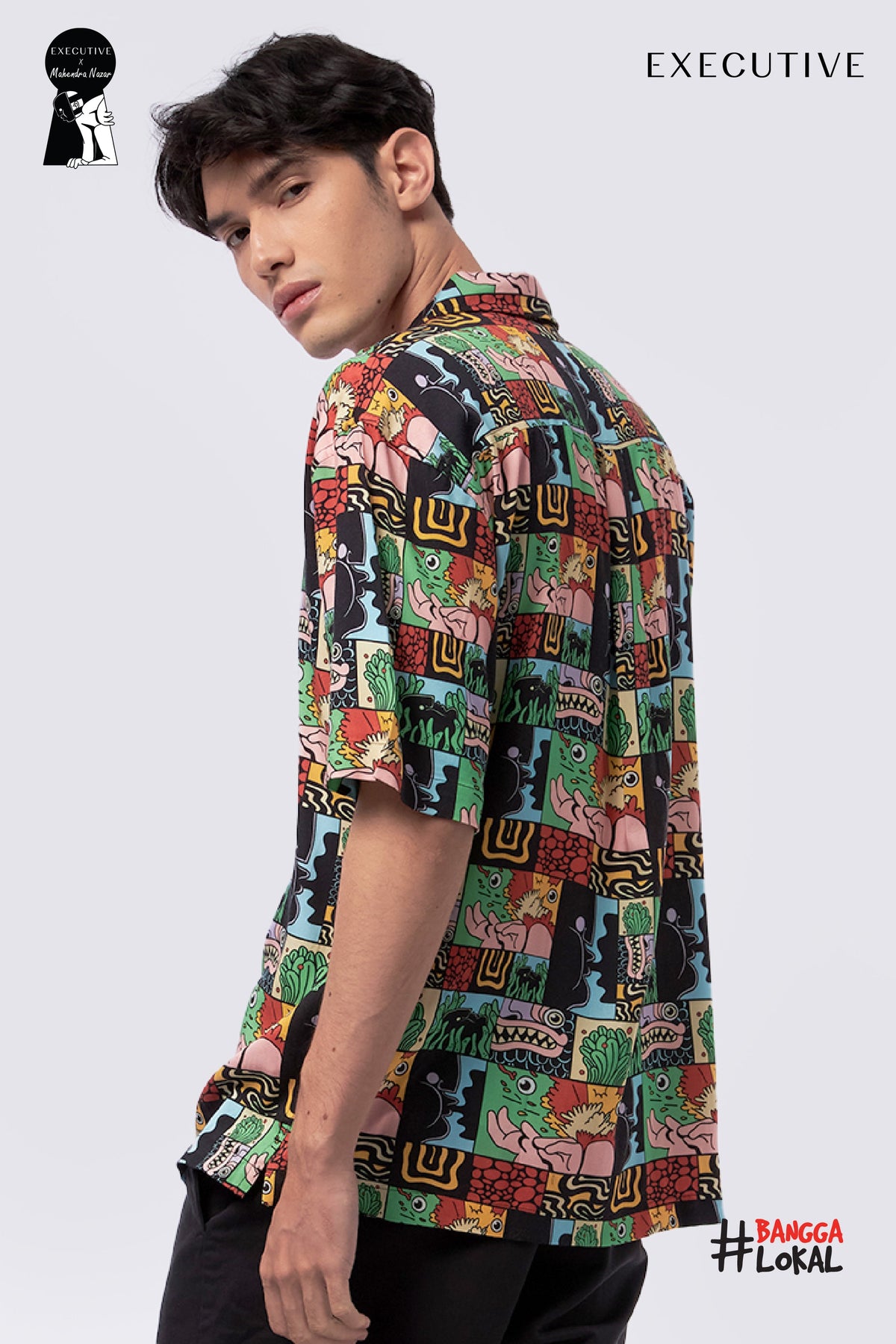 Executive x Mahendra Nazar Graphic Shirt Red