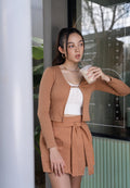 Cardigan with Front Chain Details