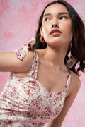 Floral Strappy Midi Dress