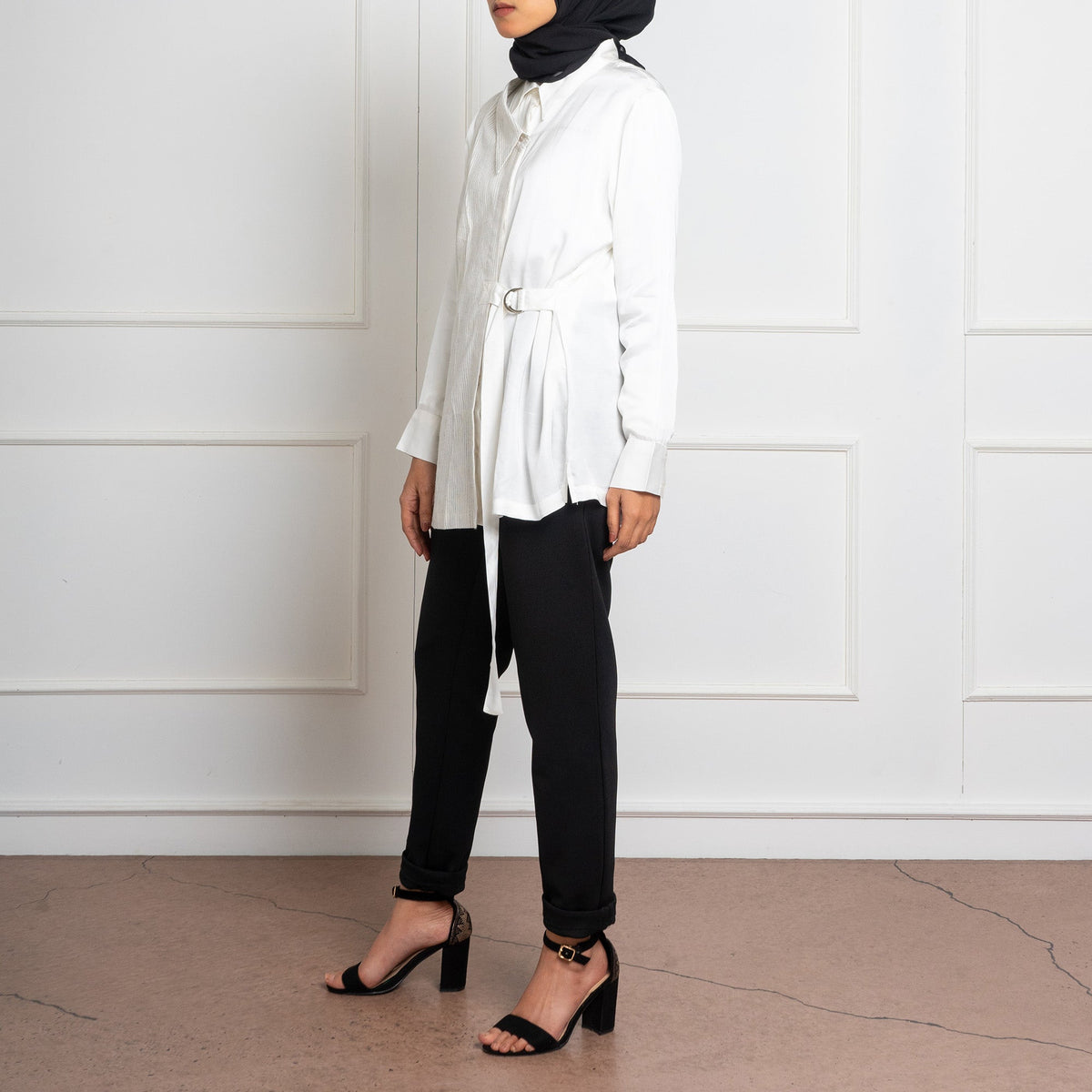Layered Shirt White