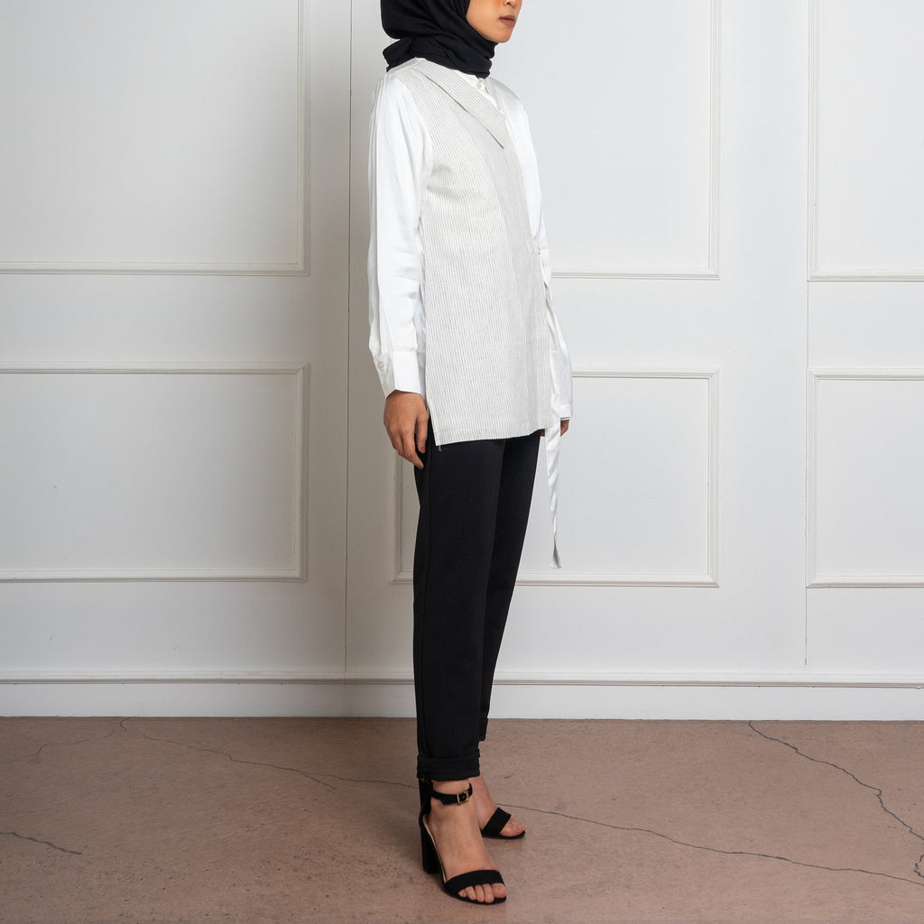 Layered Shirt White