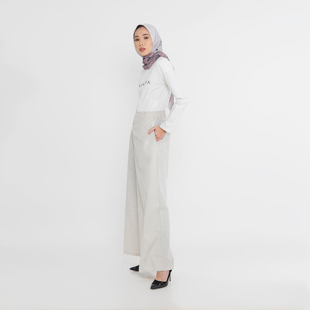 Palazzo Assimetrical Layer Off White