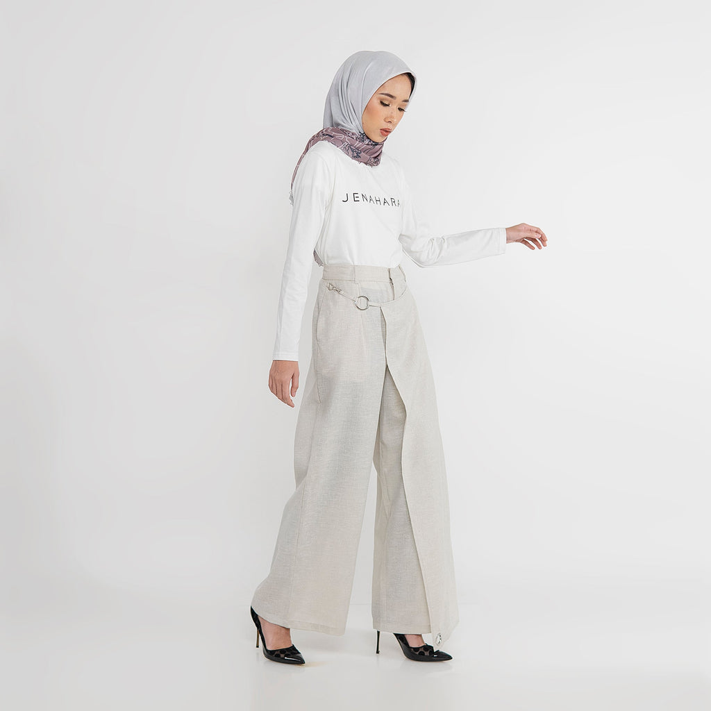 Palazzo Assimetrical Layer Off White