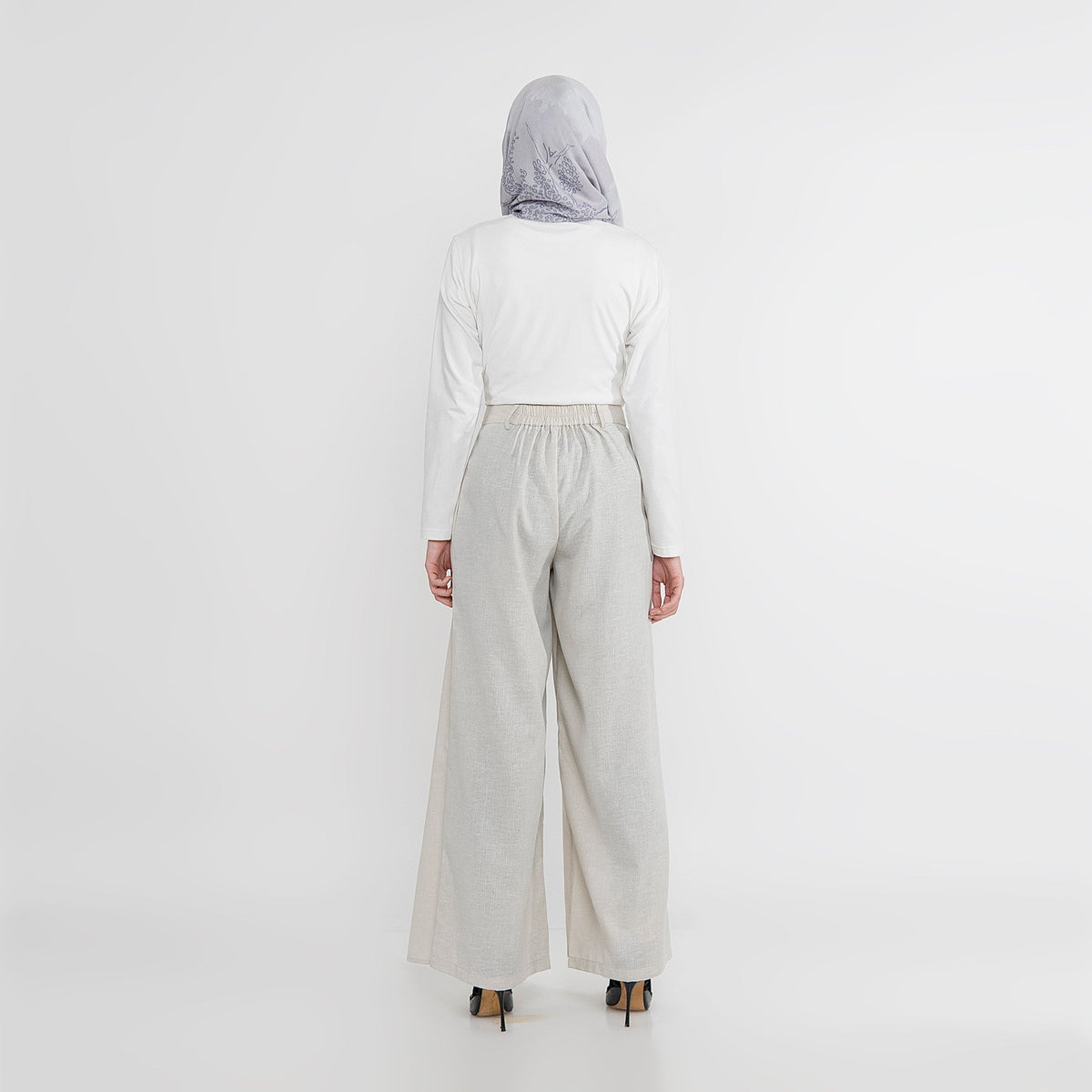 Palazzo Assimetrical Layer Off White