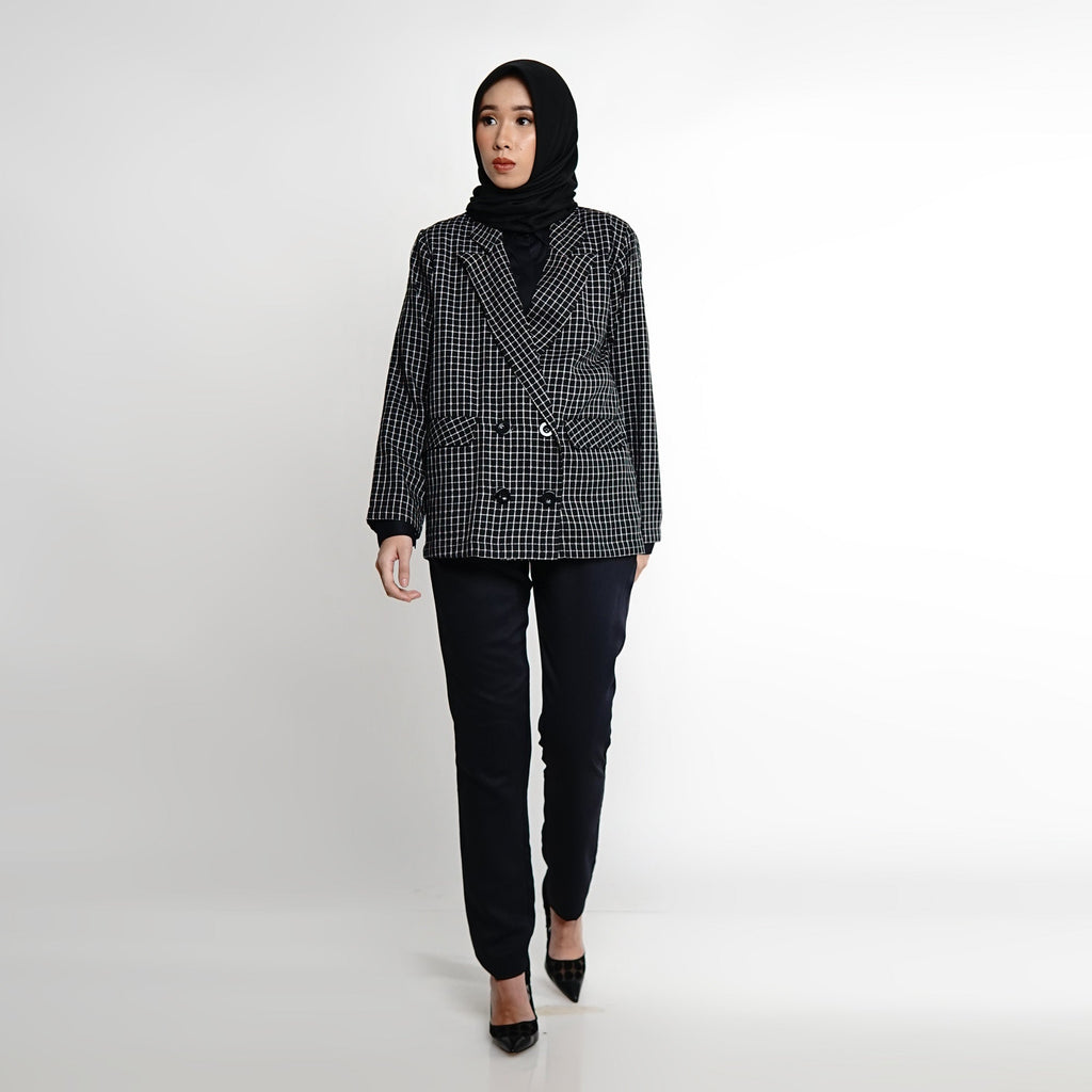 Tweed Blazer Black