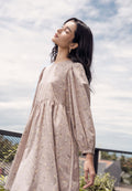 Printed Balloon Sleeves Tunic