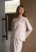 V-Neck Long Sleeve Lounge Top