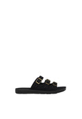 Black Buckle Sandals