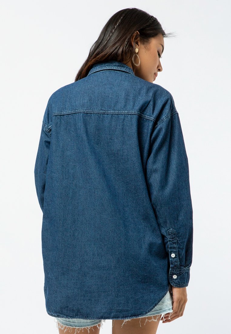 Long Sleeve Denim Shacket