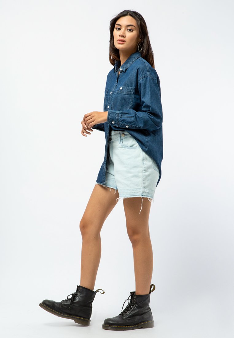 Long Sleeve Denim Shacket