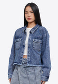 Utility Long Sleeve Denim Shirt