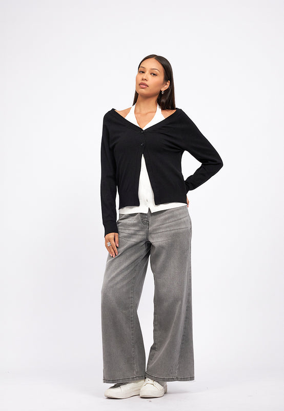 Double Layered Long Sleeve Top