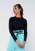Cross Strap Crop Blouse