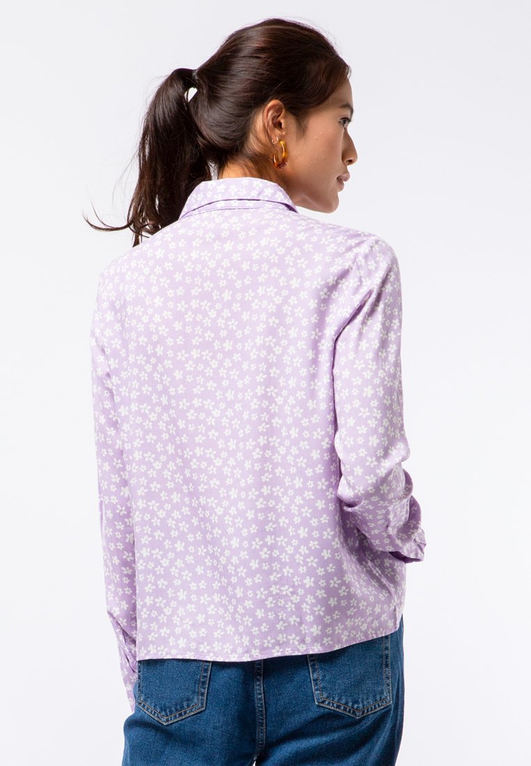 Printed Long Sleeve Blouse