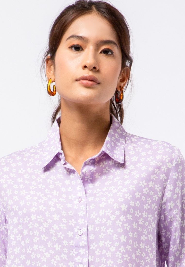 Printed Long Sleeve Blouse