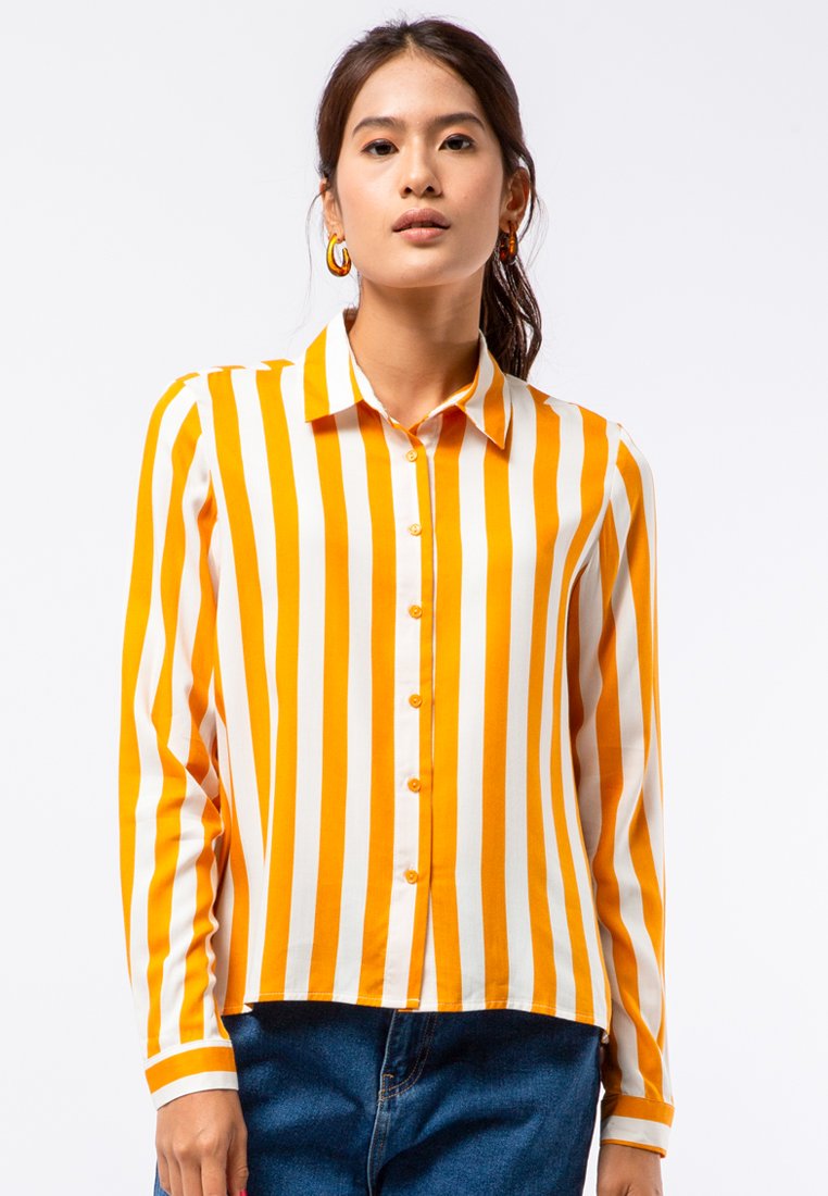Printed Long Sleeve Blouse