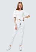 Baloon Cropped Blouse