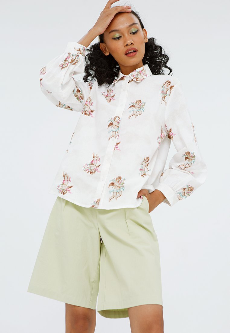 Balloon Sleeve Blouse