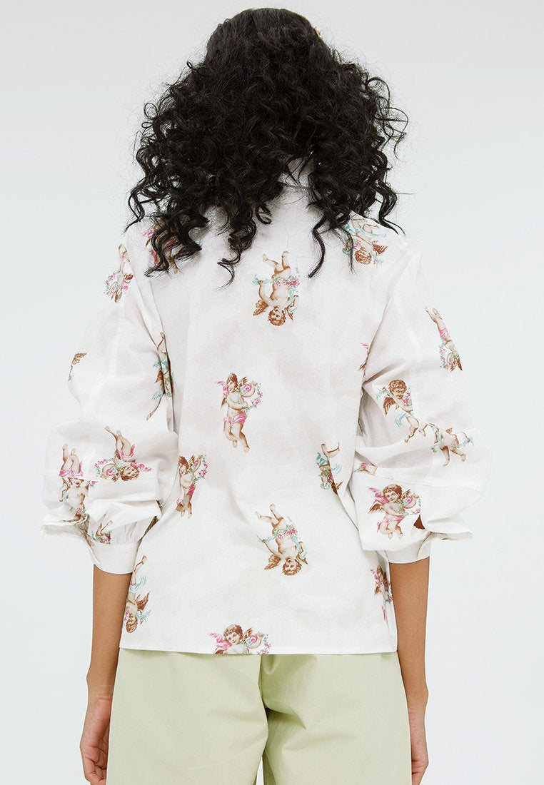 Balloon Sleeve Blouse
