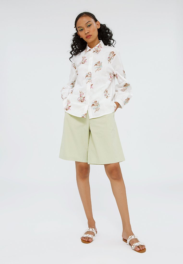 Balloon Sleeve Blouse