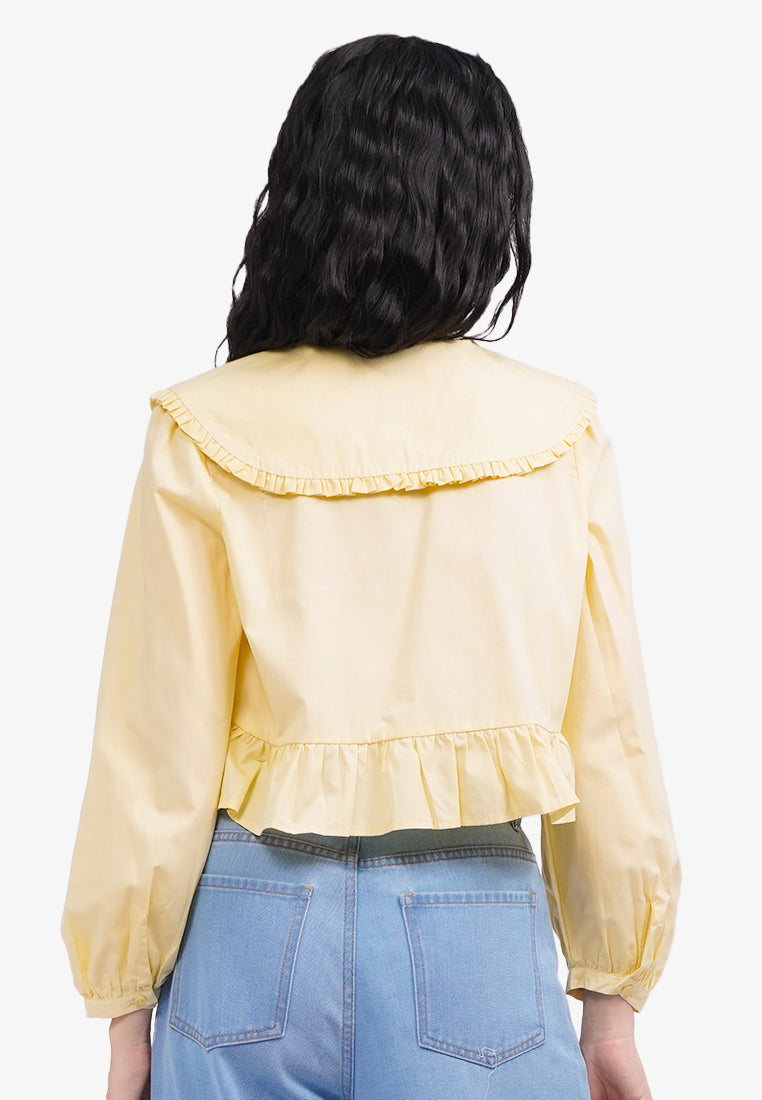 Tied Up Long Sleeve Blouse