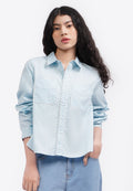 Ricrac Details Long Sleeve Shirt