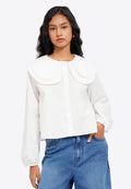 Double Layer Collared Blouse