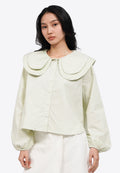 Double Layer Collared Blouse