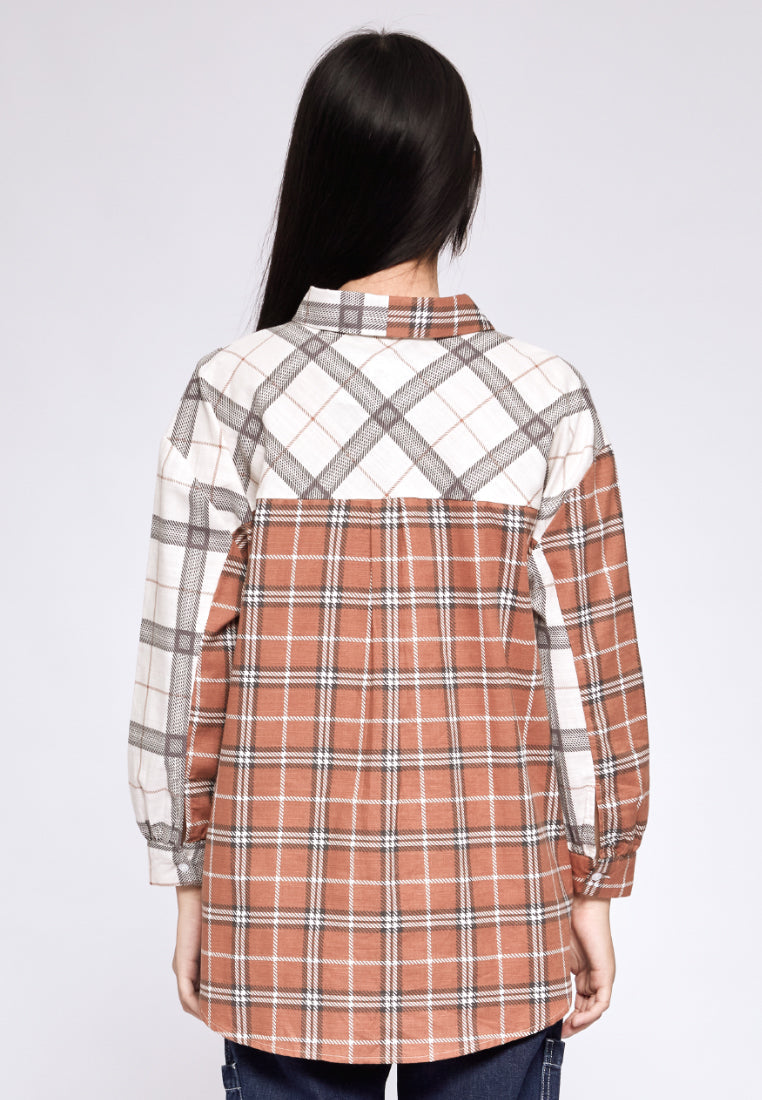 Oversized Check Shirt