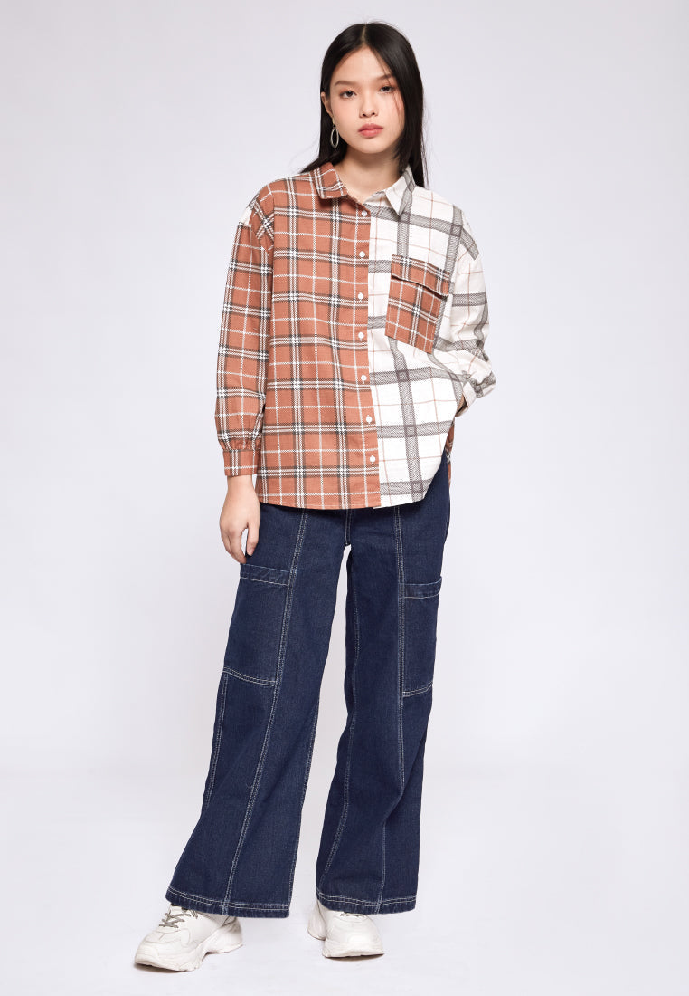 Oversized Check Shirt